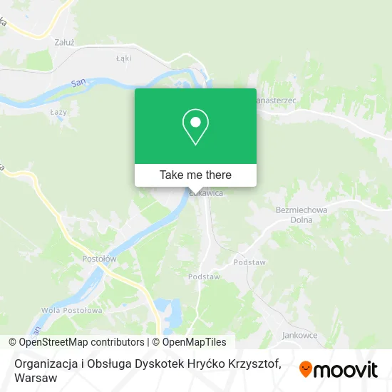 Organizacja i Obsługa Dyskotek Hryćko Krzysztof map