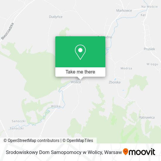 Srodowiskowy Dom Samopomocy w Wolicy map