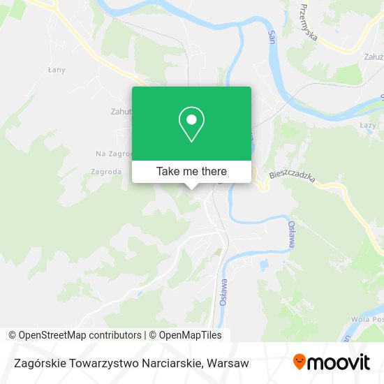 Zagórskie Towarzystwo Narciarskie map