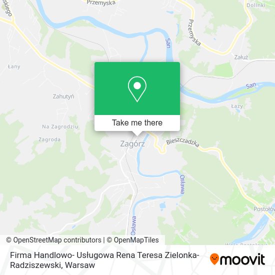 Firma Handlowo- Usługowa Rena Teresa Zielonka-Radziszewski map