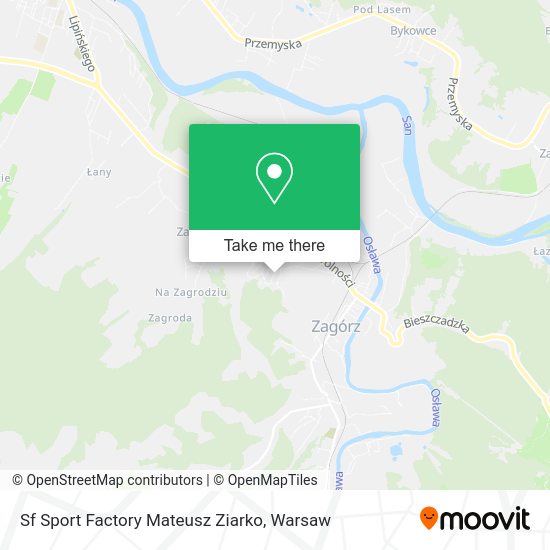 Sf Sport Factory Mateusz Ziarko map