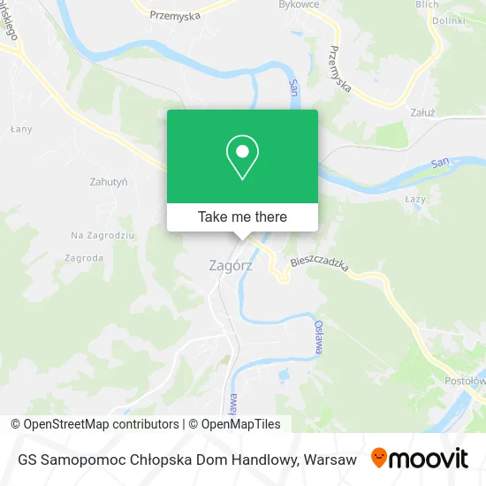 GS Samopomoc Chłopska Dom Handlowy map