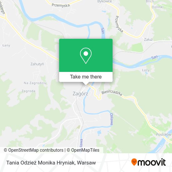 Tania Odzież Monika Hryniak map