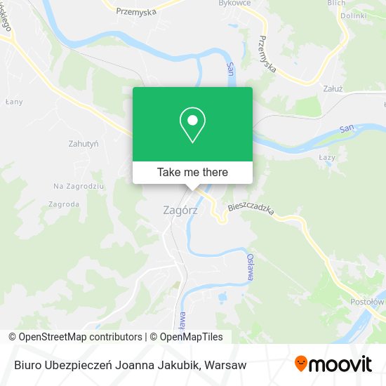 Biuro Ubezpieczeń Joanna Jakubik map