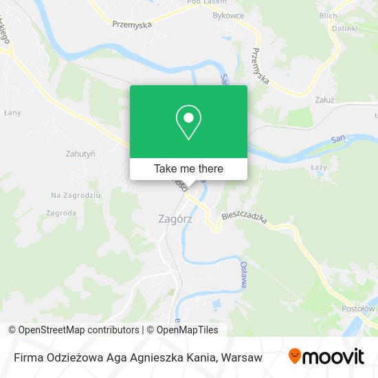 Firma Odzieżowa Aga Agnieszka Kania map