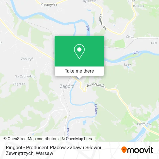 Карта Ringpol - Producent Placów Zabaw i Siłowni Zewnętrzych
