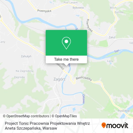 Project Tonic Pracownia Projektowania Wnętrz Aneta Szczepańska map