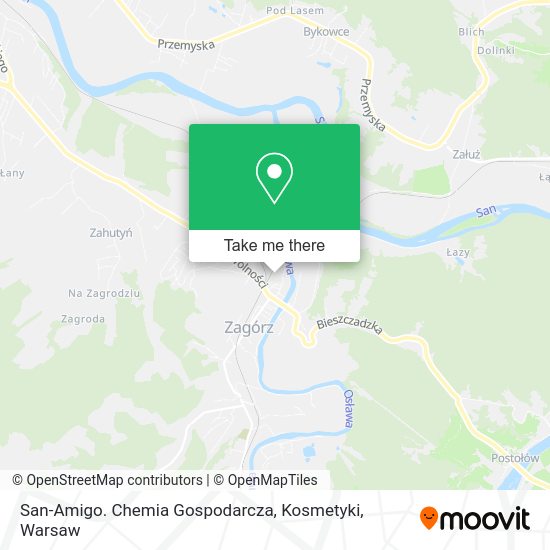 San-Amigo. Chemia Gospodarcza, Kosmetyki map