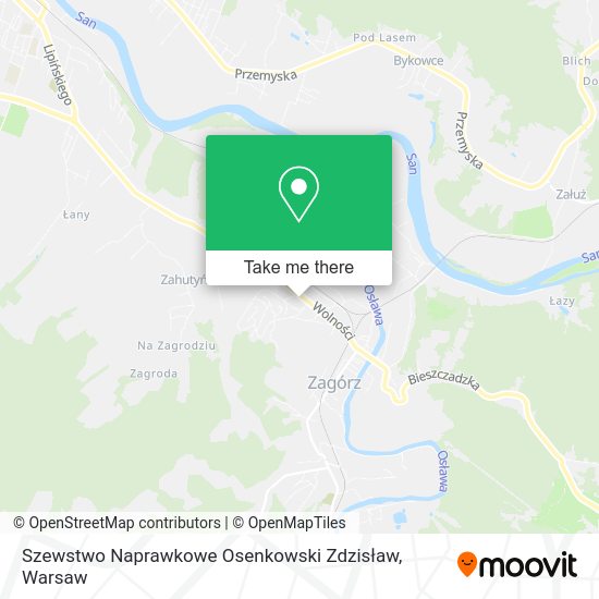 Szewstwo Naprawkowe Osenkowski Zdzisław map