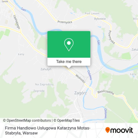 Firma Handlowo Usługowa Katarzyna Motas-Stabryła map