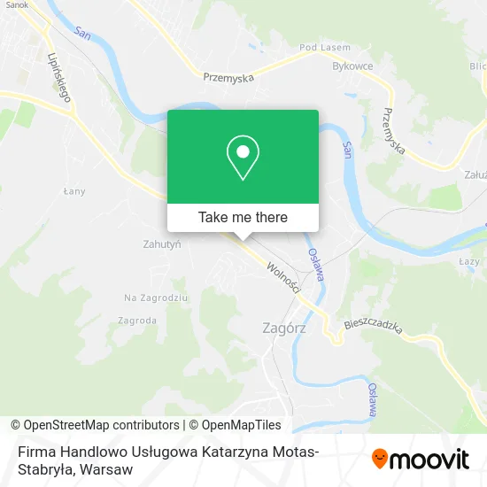 Firma Handlowo Usługowa Katarzyna Motas-Stabryła map
