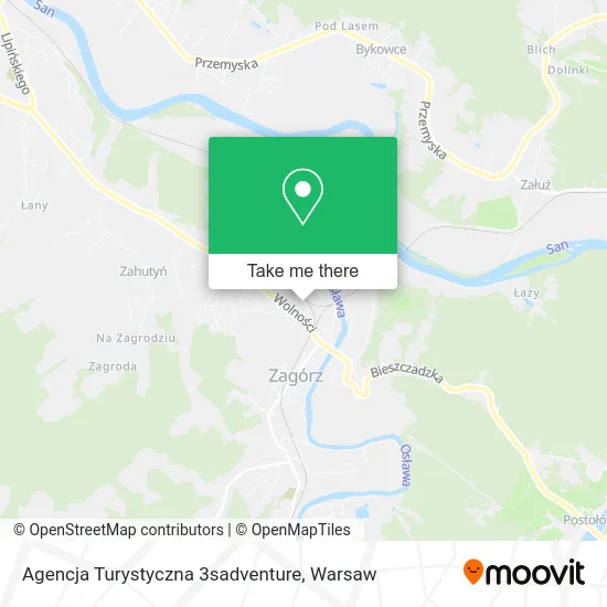 Карта Agencja Turystyczna 3sadventure