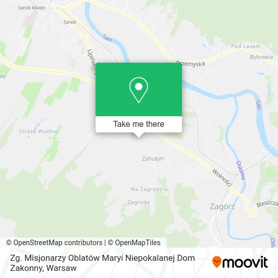 Zg. Misjonarzy Oblatów Maryi Niepokalanej Dom Zakonny map