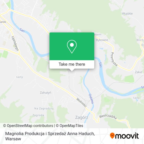 Magnolia Produkcja i Sprzedaż Anna Haduch map