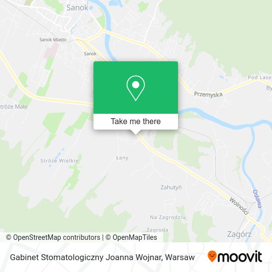 Gabinet Stomatologiczny Joanna Wojnar map