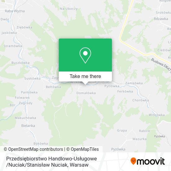 Przedsiębiorstwo Handlowo-Usługowe /Nuciak / Stanisław Nuciak map