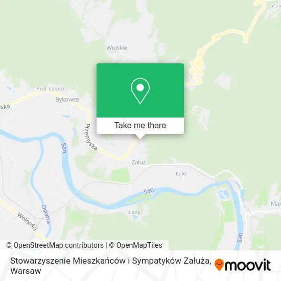 Карта Stowarzyszenie Mieszkańców i Sympatyków Załuża