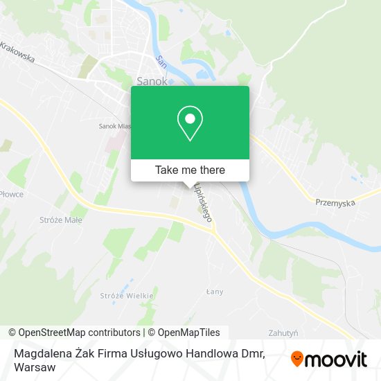 Magdalena Żak Firma Usługowo Handlowa Dmr map