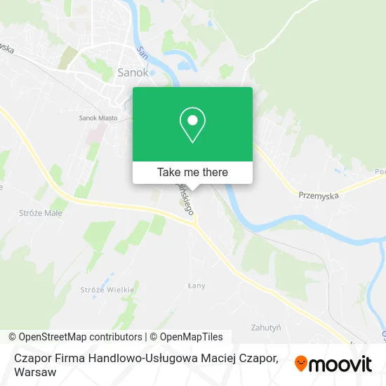Карта Czapor Firma Handlowo-Usługowa Maciej Czapor