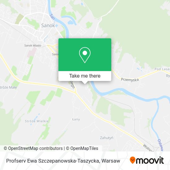 Profserv Ewa Szczepanowska-Taszycka map