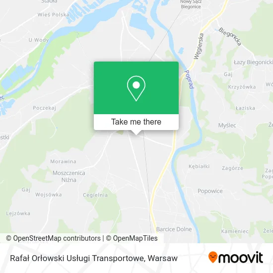 Rafał Orłowski Usługi Transportowe map