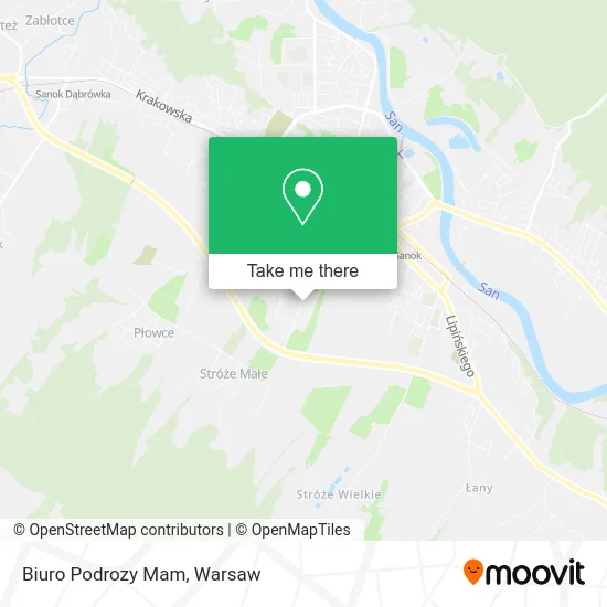 Карта Biuro Podrozy Mam