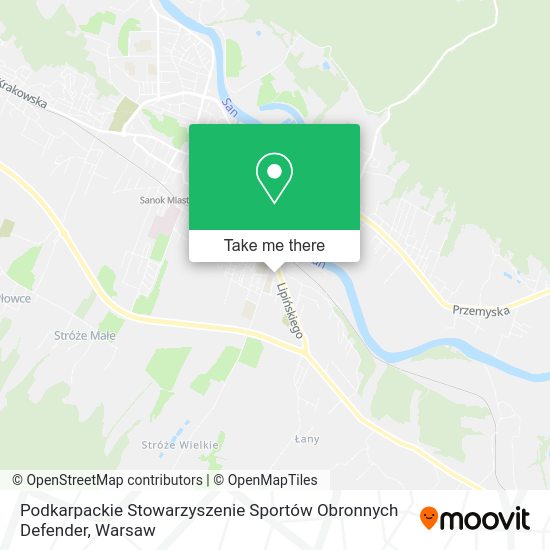 Podkarpackie Stowarzyszenie Sportów Obronnych Defender map