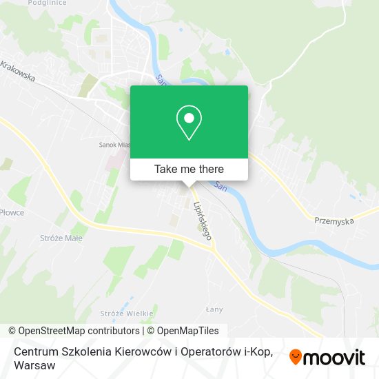 Centrum Szkolenia Kierowców i Operatorów i-Kop map