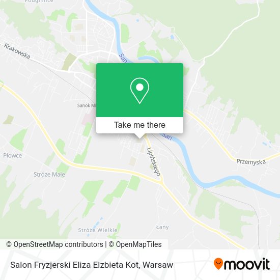 Salon Fryzjerski Eliza Elzbieta Kot map