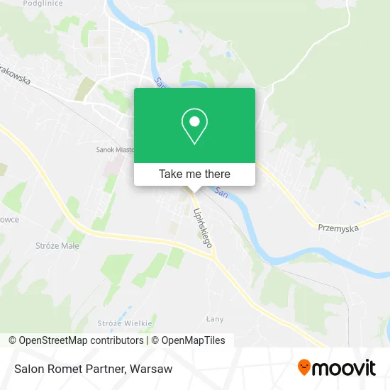 Salon Romet Partner map