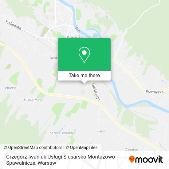 Grzegorz Iwaniuk Usługi Ślusarsko Montażowo Spawalnicze map