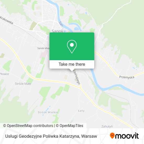 Usługi Geodezyjne Poliwka Katarzyna map