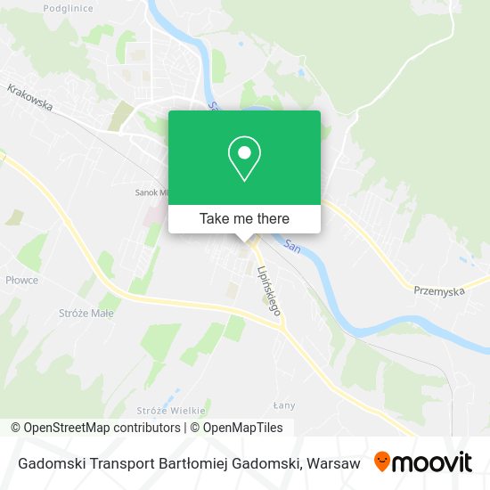 Gadomski Transport Bartłomiej Gadomski map