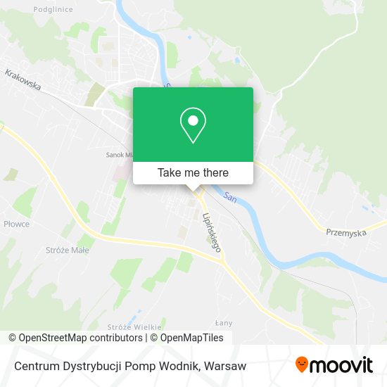 Centrum Dystrybucji Pomp Wodnik map