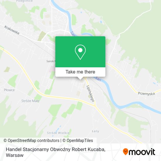 Handel Stacjonarny Obwoźny Robert Kucaba map