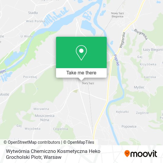 Wytwórnia Chemiczno Kosmetyczna Heko Grocholski Piotr map