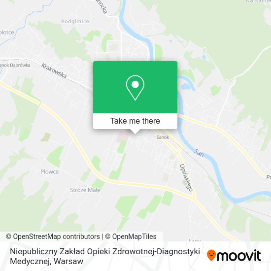 Niepubliczny Zakład Opieki Zdrowotnej-Diagnostyki Medycznej map