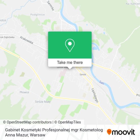 Gabinet Kosmetyki Profesjonalnej mgr Kosmetolog Anna Mazur map