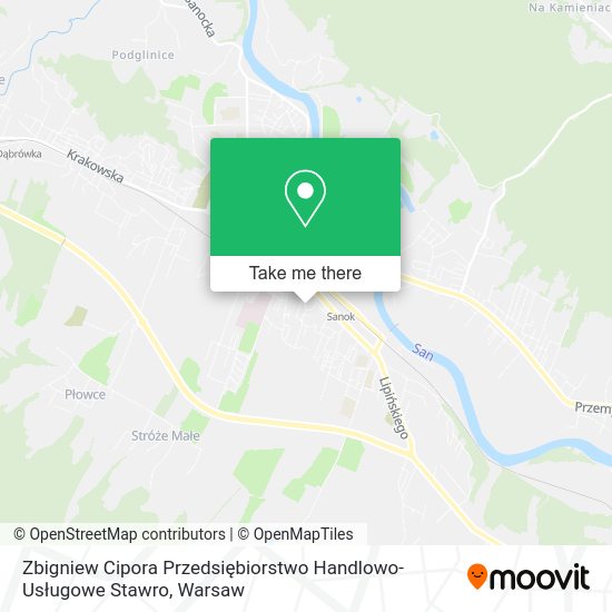 Zbigniew Cipora Przedsiębiorstwo Handlowo-Usługowe Stawro map