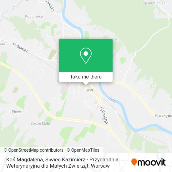 Koś Magdalena, Siwiec Kazimierz - Przychodnia Weterynaryjna dla Małych Zwierząt map