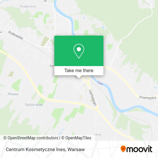 Centrum Kosmetyczne Ines map