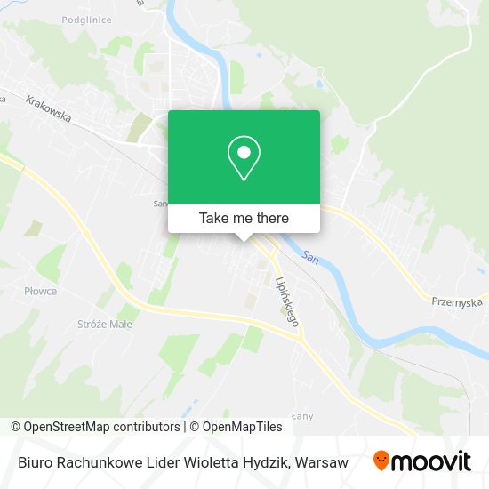 Biuro Rachunkowe Lider Wioletta Hydzik map