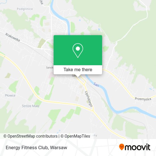 Energy Fitness Club map