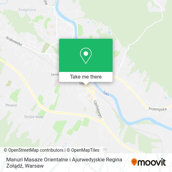 Manuri Masaze Orientalne i Ajurwedyjskie Regina Żołądź map