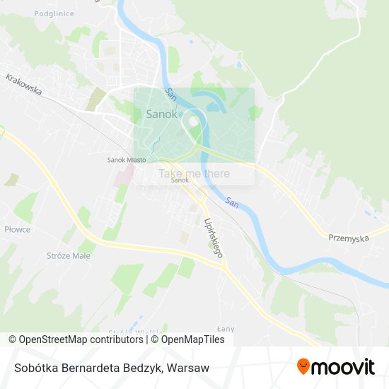 Sobótka Bernardeta Bedzyk map