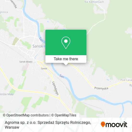 Agroma sp. z o.o. Sprzedaż Sprzętu Rolniczego map