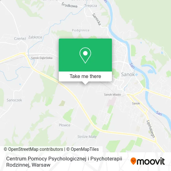 Карта Centrum Pomocy Psychologicznej i Psychoterapii Rodzinnej