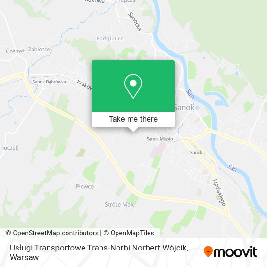 Usługi Transportowe Trans-Norbi Norbert Wójcik map