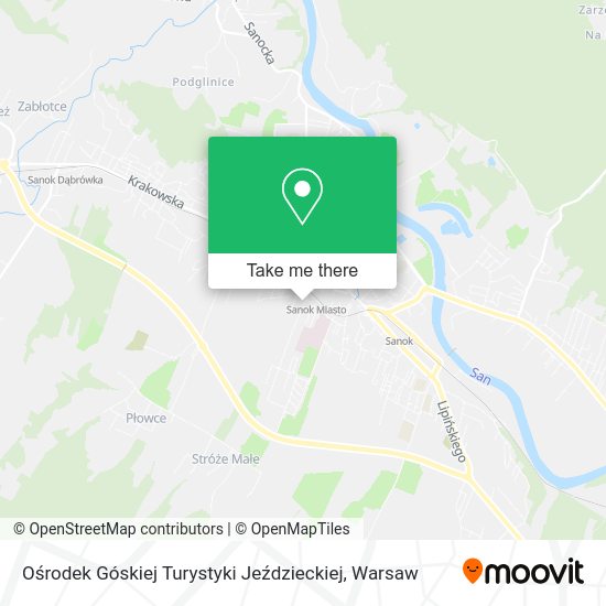 Ośrodek Góskiej Turystyki Jeździeckiej map