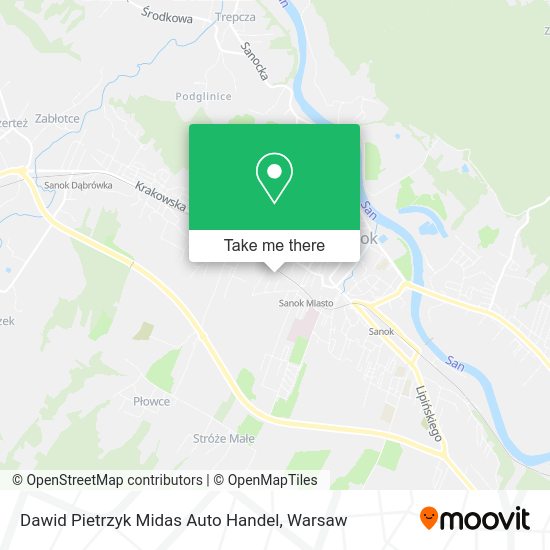 Dawid Pietrzyk Midas Auto Handel map